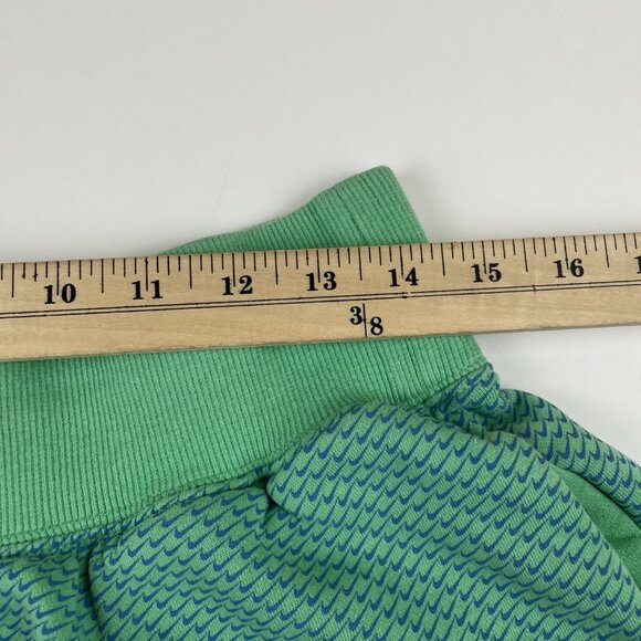 Nike Phoenix Sweat Shorts Women’s L Green High Elastic Waist Logo Print - Picture 3 of 11